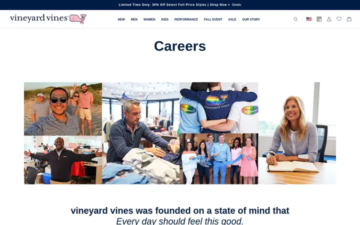 /content/vineyard-vines-careers — vineyard vines Outlet