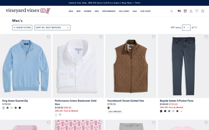 /category/mens-new-arrivals — vineyard vines Outlet