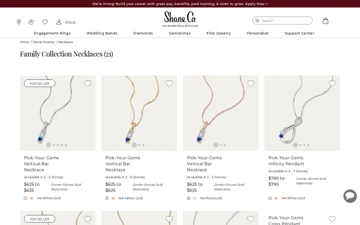 /family-collection/family-collection-necklaces/c — Shane Co.