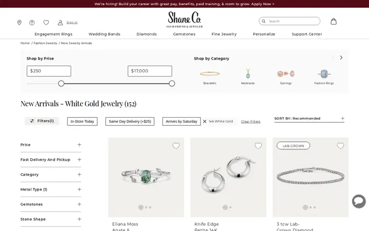 /fashion-jewelry/new-arrivals/c/whitegold — Shane Co.