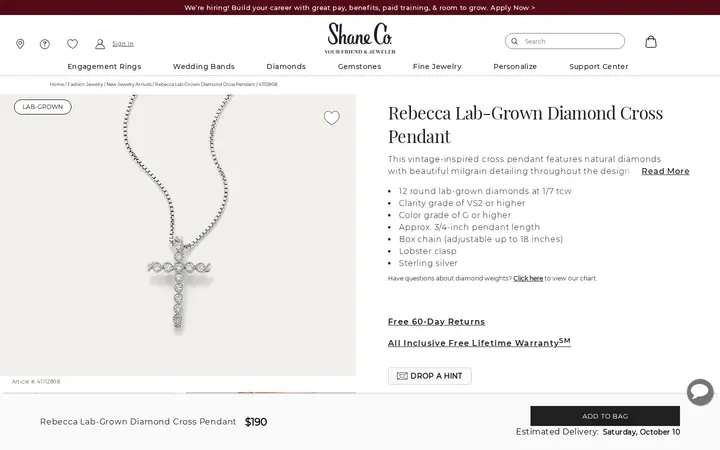 /fashion-jewelry/new-arrivals/rebecca-lab-grown-diamond-cross-pendant/p/41112808 — Shane Co.