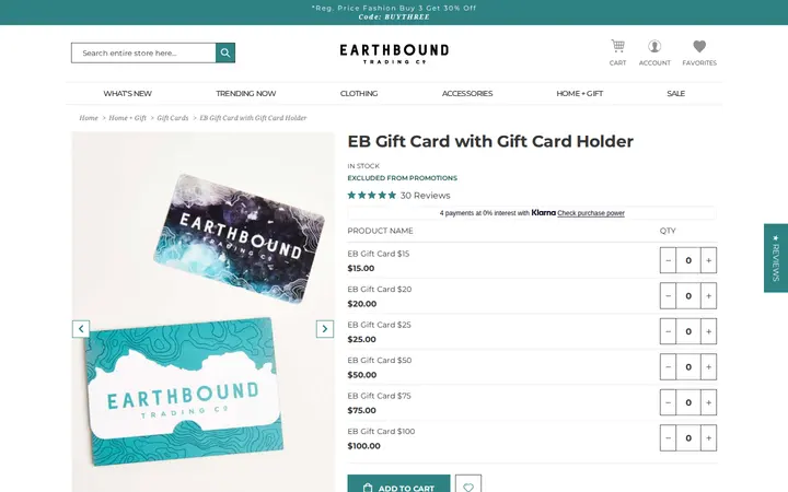 /eb-gift-card-with-gift-card-holder — Earthbound Trading Co.