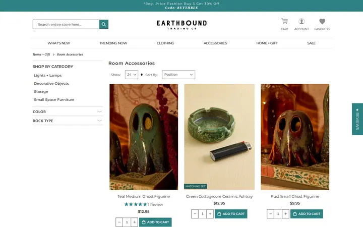 /home-gift/room-accessories — Earthbound Trading Co.