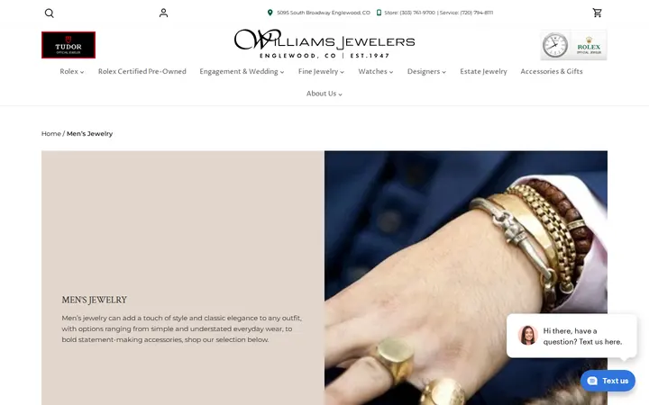 /collections/men-s-jewelry — Williams Jewelers