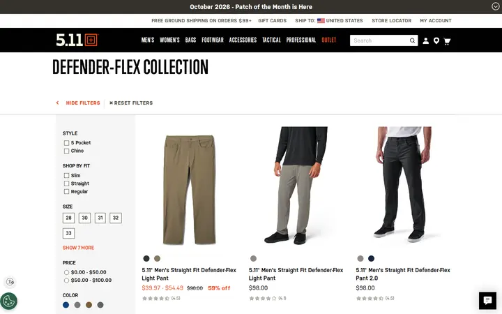 /defender-flex-collection-all.html — 5.11