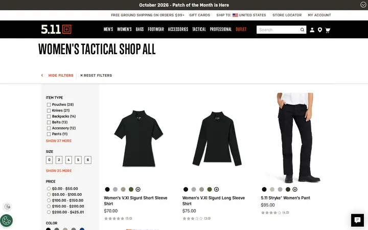 /tactical-clothing-gear/womens-tactical/shop-all-womens-tactical.html — 5.11