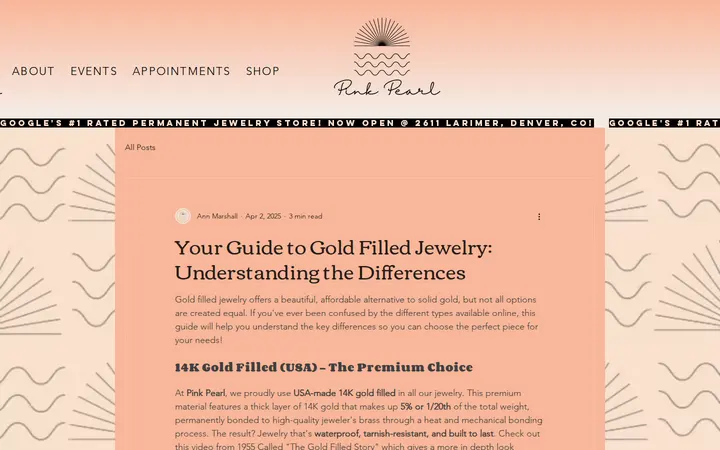 /post/your-guide-to-gold-filled-jewelry-understanding-the-differences — Pink Pearl