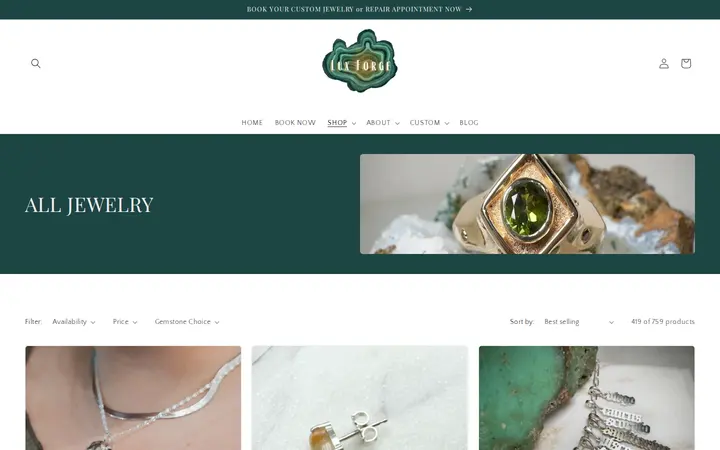 /collections/all-jewelry/sterling-silver — Lux Forge