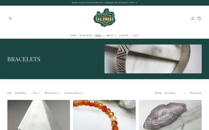 /collections/bracelets — Lux Forge