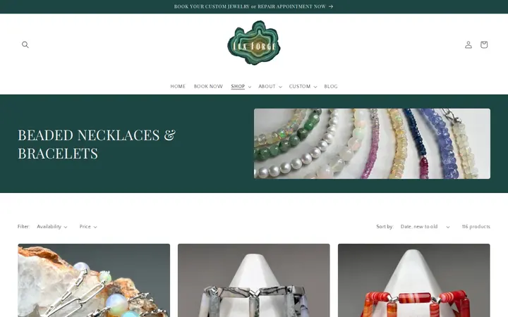 /collections/beaded-necklaces — Lux Forge