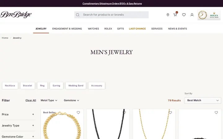 /mens-jewelry — Ben Bridge Jeweler