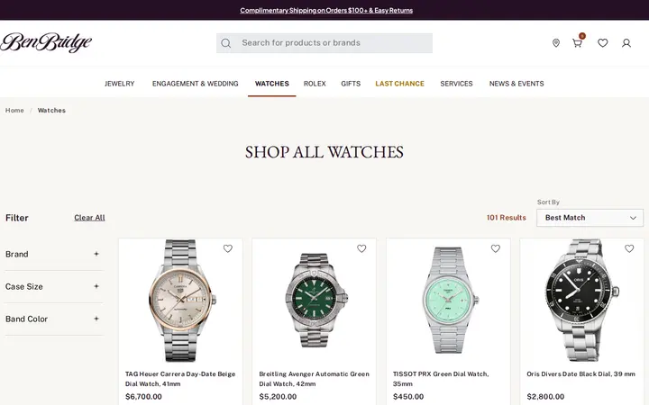 /watches-new-arrivals — Ben Bridge Jeweler