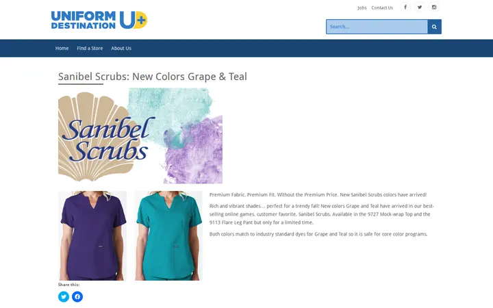 /news-updates/sanibel-scrubs-new-colors-grape-teal — Uniform Destination Thornton