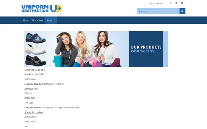 /our-products — Uniform Destination Thornton