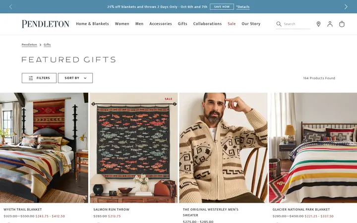 /gifts/featured-gifts — Pendleton