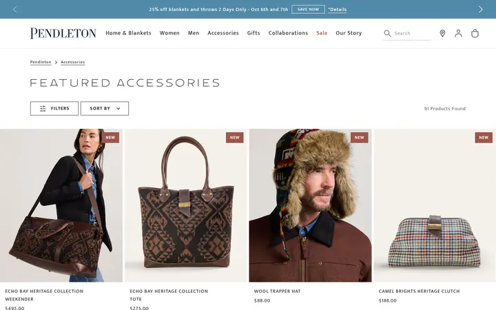 /accessories/featured-accessories — Pendleton
