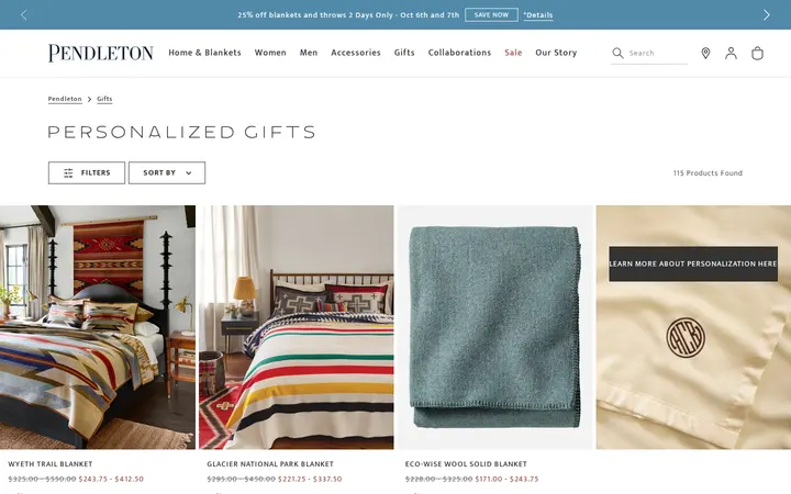 /gifts/personalized-gifts — Pendleton