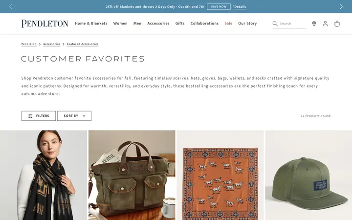 /accessories/featured-accessories/customer-favorites — Pendleton