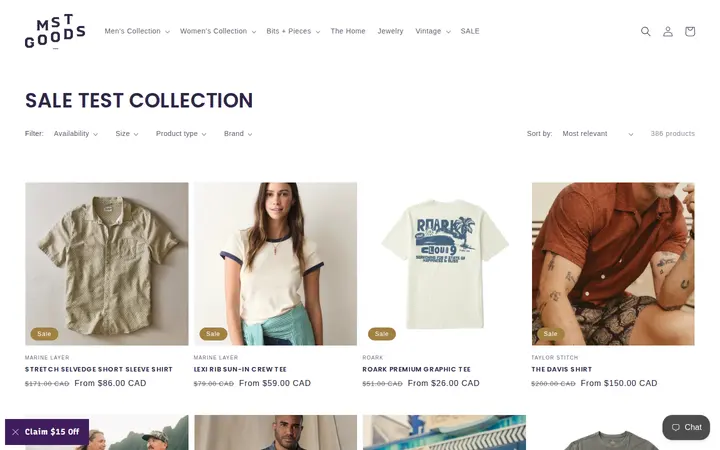 /collections/sale-test-collection — Mountain Standard Goods