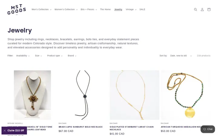 /collections/jewelry — Mountain Standard Goods