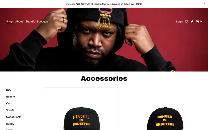 /shop/accessories — Bhuetful