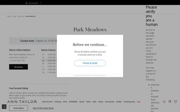 Website of Ann Taylor