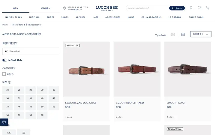 /collections/mens-belts-belt-accessories — Lucchese Bootmaker
