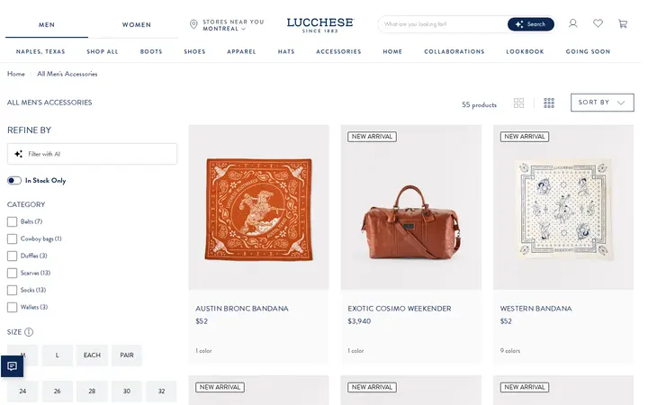 /collections/all-mens-accessories — Lucchese Bootmaker