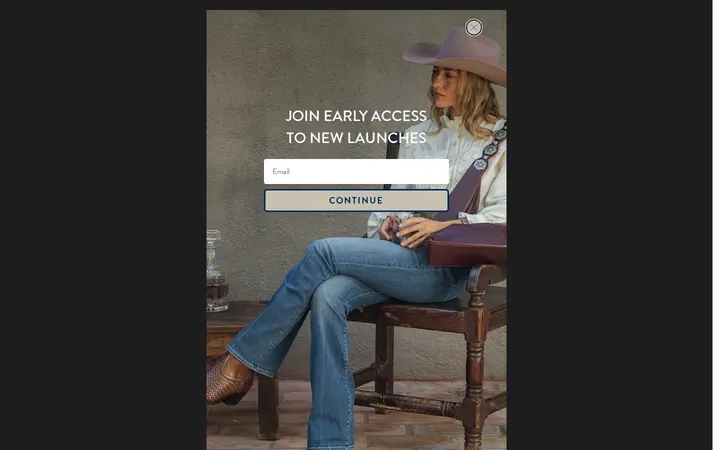 Website of Lucchese Bootmaker