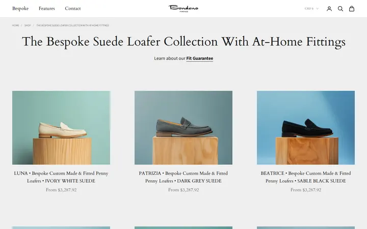 /collections/the-suede-loafer-collection-with-at-home-fittings — Bondeno Bespoke Custom Made Dress Shoes and Boots Service Center of Denver