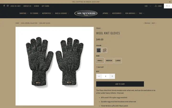 /collections/wool-apparel-collection/products/wool-knit-gloves — M.W. Reynolds