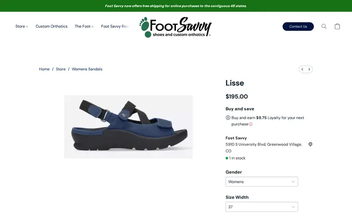 /products/lisse — Foot Savvy