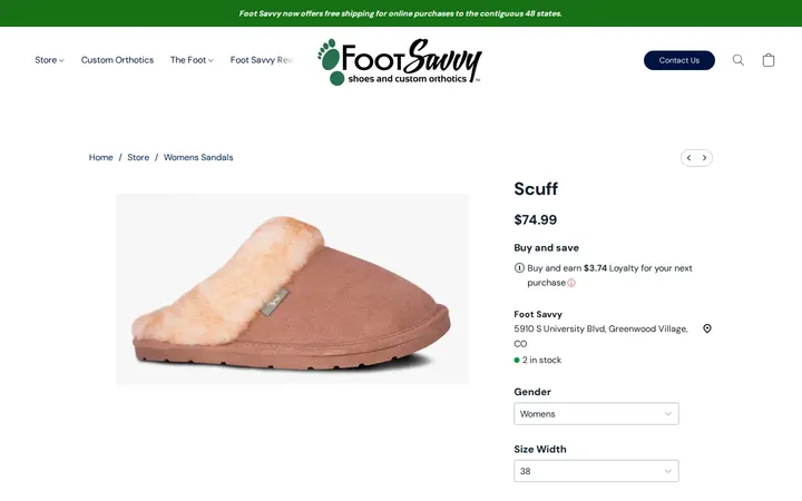 /products/scuff — Foot Savvy