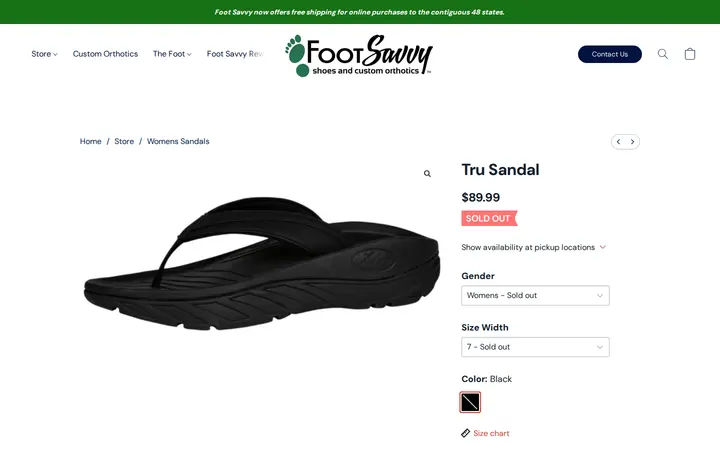 /products/tru-sandal — Foot Savvy