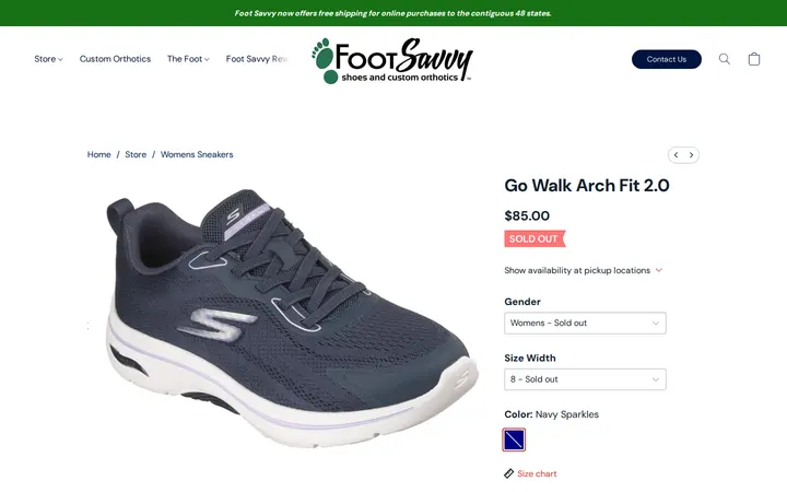 /products/go-walk-arch-fit-2-0 — Foot Savvy