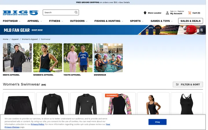 /store/browse/apparel/womens-apparel/swimwear/_/N-adp — Big 5 Sporting Goods