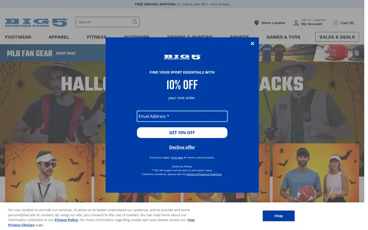 /store — Big 5 Sporting Goods
