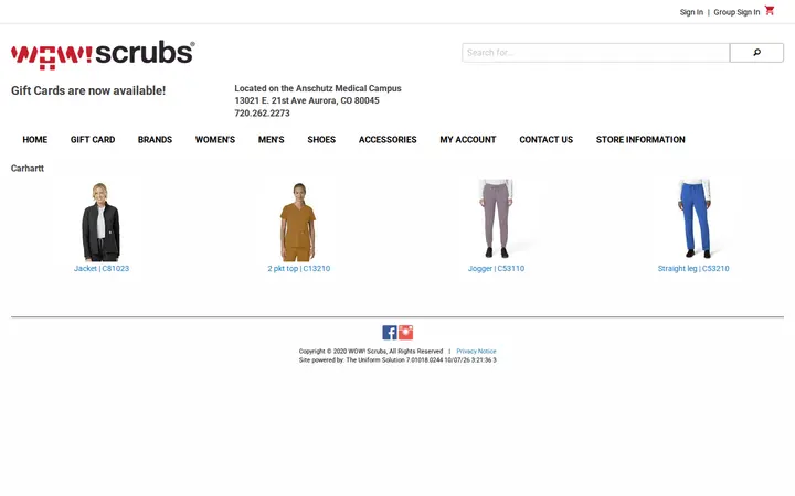 /W-Carhartt — WOW! Scrubs