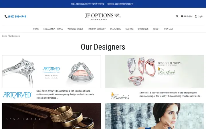/designers — JF Options Jewelers