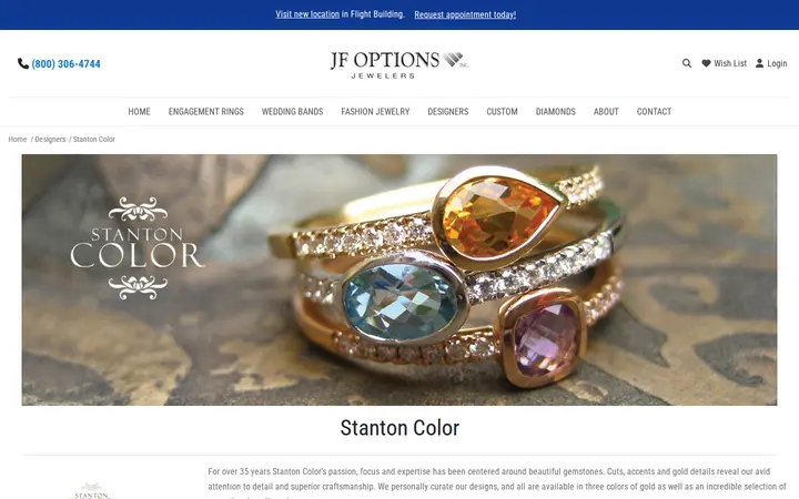 /designers/stanton-color — JF Options Jewelers