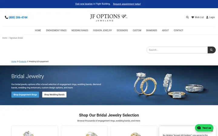 /signature-collection/bridal — JF Options Jewelers