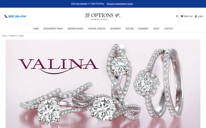 /designers/valina — JF Options Jewelers