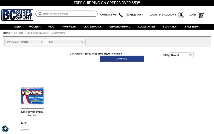 /surf-shop-surf-accessories/browse/brand/mrs-palmers — BC Surf & Sport @ Lonetree