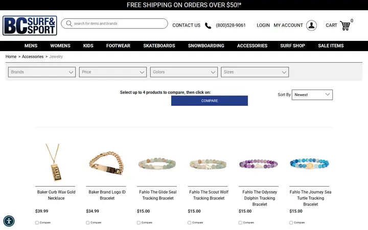 /accessories-jewelry — BC Surf & Sport @ Lonetree