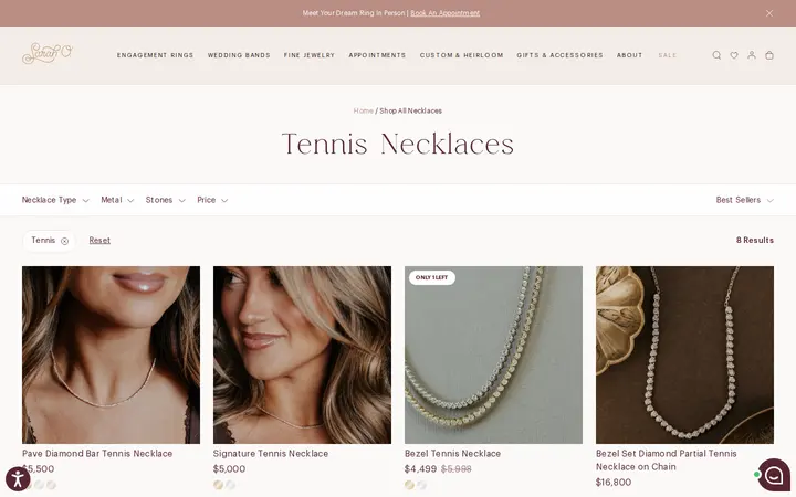 /collections/shop-all-necklaces/necklace-type-tennis — Sarah O. Jewelry