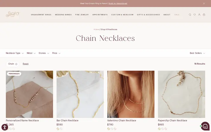 /collections/shop-all-necklaces/necklace-type-chain — Sarah O. Jewelry