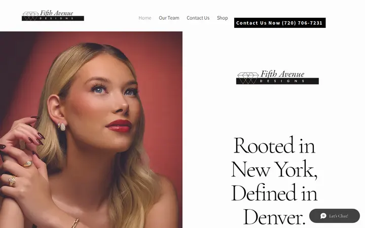 Website of 5th Avenue Designs - Custom Jewelry & Engagement Rings