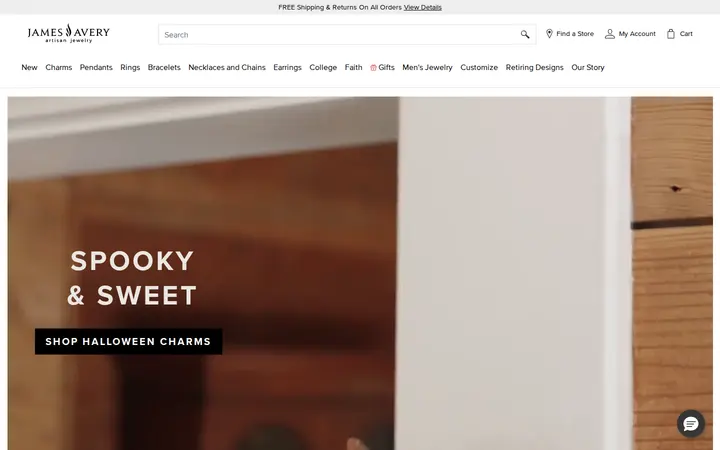 Website of james avery artisan jewelry, James Avery Craftsman