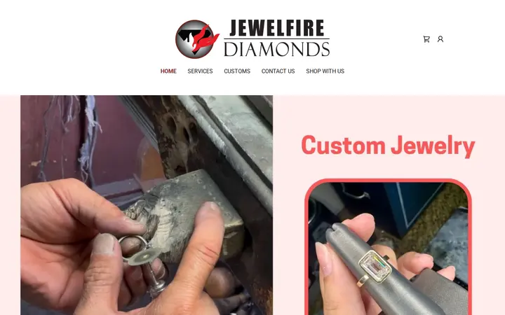 Website of Jewelfire Diamonds