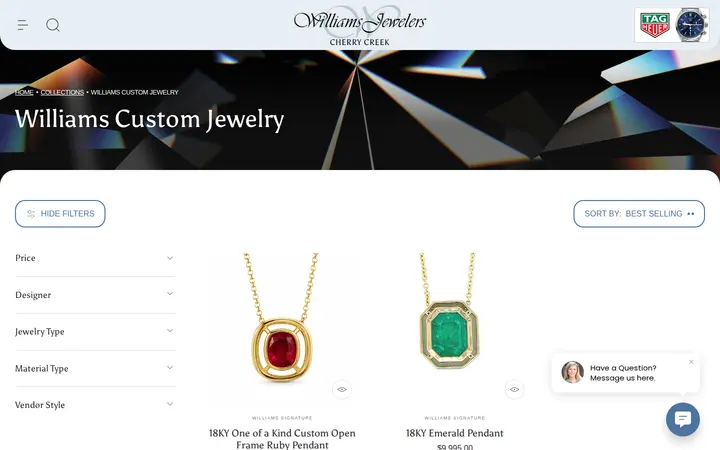 /collections/designers-williams-custom-jewelry — Williams Jewelers of Cherry Creek North